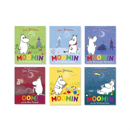 무민 Moomin Picture Book Collection (6 Books)