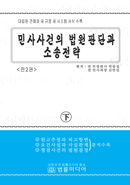 민사사건의 법원판단과 소송전략 (하)