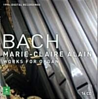 [수입] Marie-Claire Alain - 바흐: 오르간 작품 전곡집 (Bach: Complete Works For Organ) (14CD Boxset)
