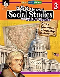 [중고] 180 Days of Social Studies for Third Grade: Practice, Assess, Diagnose (Paperback)