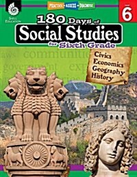 [중고] 180 Days of Social Studies for Sixth Grade: Practice, Assess, Diagnose (Paperback)