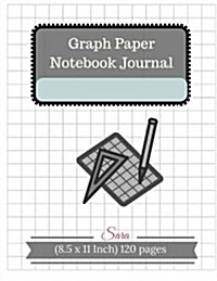 Graph Paper Notebook Journal: 1/2 Squared Graphing Paper Blank Quad Ruled: Graph, Coordinate, Grid, Squared Spiral Paper for write drawing note Ske (Paperback)