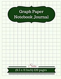 Graph Paper Notebook Journal: 1/2 Squared Graphing Paper Blank Quad Ruled: Graph, Coordinate, Grid, Squared Spiral Paper for write drawing note Ske (Paperback)