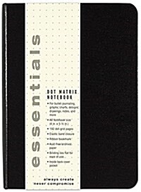 Esstentials Small Black Dot Matrix Notebook (Diary, Journal) (Other)