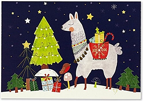 Fa La Llama Small Boxed Holiday Cards (Other)