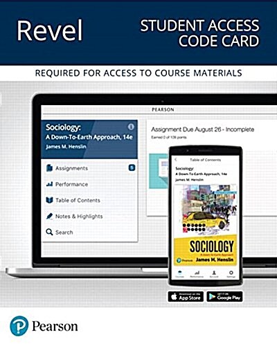 Revel for Sociology: A Down-To-Earth Approach -- Access Card (Hardcover, 14)