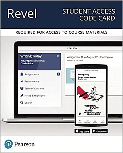 Revel for Writing Today -- Access Card (Hardcover, 4)