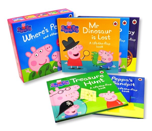 [중고] Peppa Pig Lift The Flap Collection (Hardcover 5권)