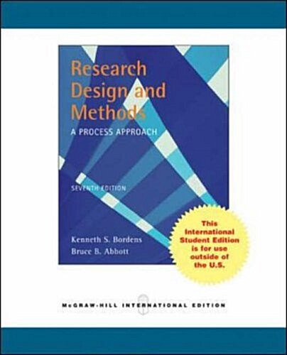 Research Design and Methods: A Process Approach (Hardcover)