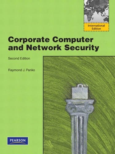 Corporate Computer and Network Security (Paperback)