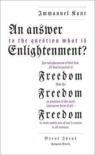 An Answer to the Question: What is Enlightenment? (Paperback)