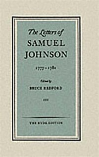 The Letters of Samuel Johnson: Volume III: 1777-1781 (Hardcover)