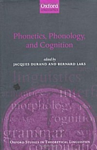 Phonetics, Phonology, and Cognition (Hardcover)