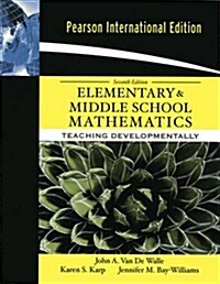Elementary and Middle School Mathematics: Teaching Developmentally. (Paperback)