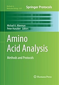 Amino Acid Analysis: Methods and Protocols (Paperback, Softcover Repri)