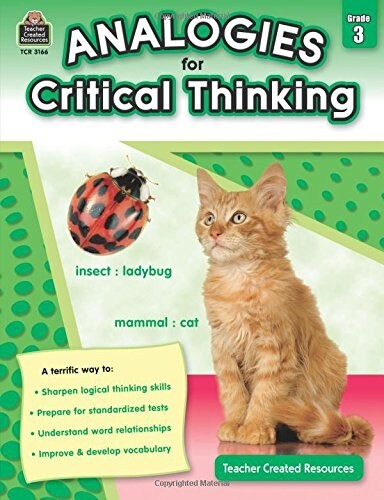 Analogies for Critical Thinking Grade 3 (Paperback)