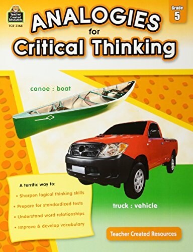 Analogies for Critical Thinking Grade 5 (Paperback)