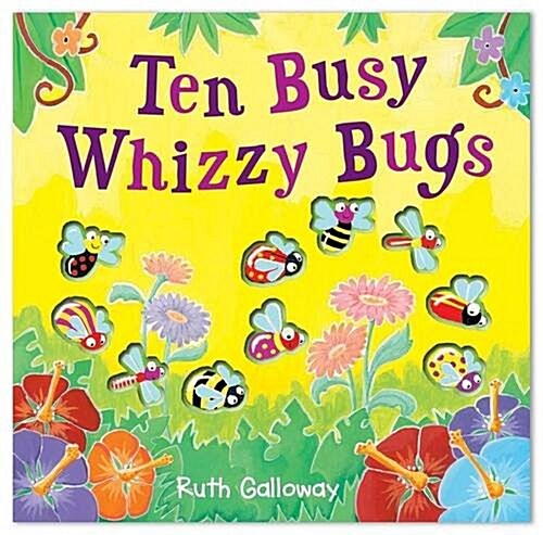 [중고] Ten Busy Whizzy Bugs (Novelty Book)