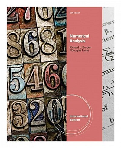 [중고] Numerical Analysis. Richard L. Burden, J. Douglas Faires (Paperback)