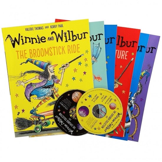 마녀 위니 익스플로러 컬렉션 6종 세트 (CD 2장 포함) : Winnie and Wilbur : The Explorer Collection (Paperback 6권 + CD 2장)