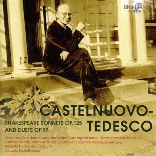 [수입] 카스텔누오보-테데스코 : 셰익스피어 소네트 Op.125 & 듀엣 Op.97 [2CD]