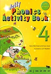 Jolly Phonics Activity Book 4 : In Precursive Letters (British English edition) (Paperback, UK ed.)