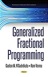 Generalized Fractional Programming (Hardcover)