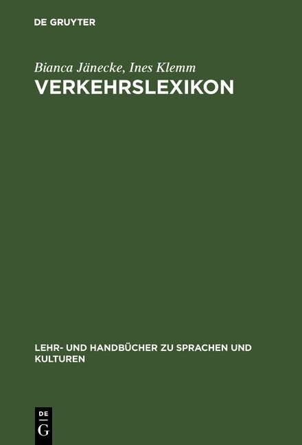 Verkehrslexikon (Hardcover)