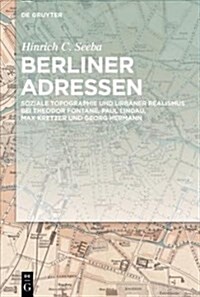 Berliner Adressen (Hardcover)