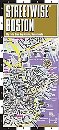 Streetwise Boston Map - Laminated City Center Street Map of Boston, Massachusetts (Folded)