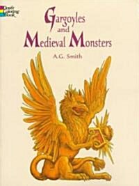 Gargoyles and Medieval Monsters Coloring Book (Paperback)