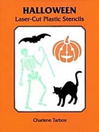 Halloween Laser-Cut Plastic Stencils (Paperback)