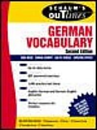 Schaums Outline of German Vocabulary (Paperback, 2nd, Subsequent)