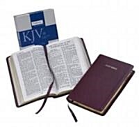 KJV Large Print Text Bible, Burgundy French Morocco Leather KJ653:T (Leather Binding)