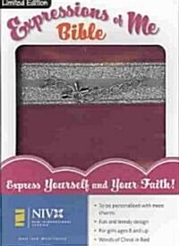 Holy Bible New International Version Expressions of Me Mulberry With Cross, (Paperback, LEA, Limited)
