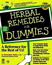 [중고] Herbal Remedies for Dummies (Paperback)