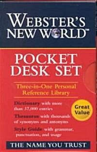 Wnw Dictionary, Thesaurus, Style Guide Pocket Deskset (Paperback, BOX)