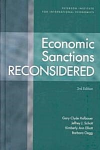 Economic Sanctions Reconsidered [With CD] [With CDROM] (Hardcover, 3)