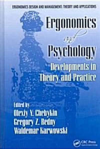 Ergonomics and Psychology: Developments in Theory and Practice (Hardcover)