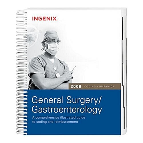 Coding Companion for General Surgery/Gastroenterology 2008 (Paperback, Spiral, Updated)