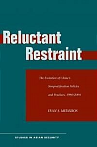 Reluctant Restraint: The Evolution of Chinas Nonproliferation Policies and Practices, 1980-2004 (Hardcover)