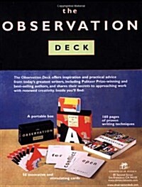 [중고] The Observation Deck: A Tool Kit for Writers [With Cards] (Paperback)