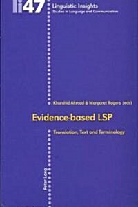 Evidence-based LSP: Translation, Text and Terminology (Paperback)