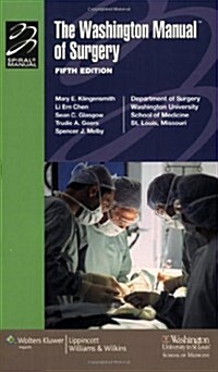 [중고] The Washington Manual of Surgery (Paperback, 5th)