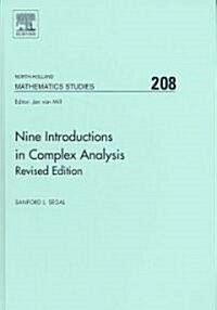 Nine Introductions in Complex Analysis - Revised Edition (Hardcover, 208 ed)
