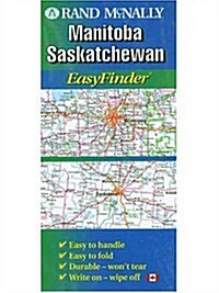 Rand McNally Manitoba & Saskatchewan Easyfinder (Map, FOL)