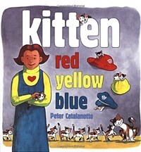 Kitten red, yellow, blue 