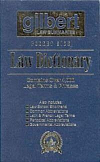 Gilbert Law Summaries Pocket Size Law Dictionary (Paperback)