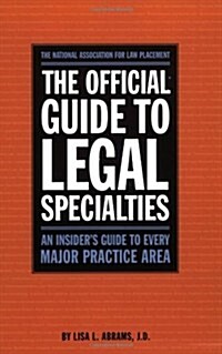 The Official Guide to Legal Specialties (Paperback)
