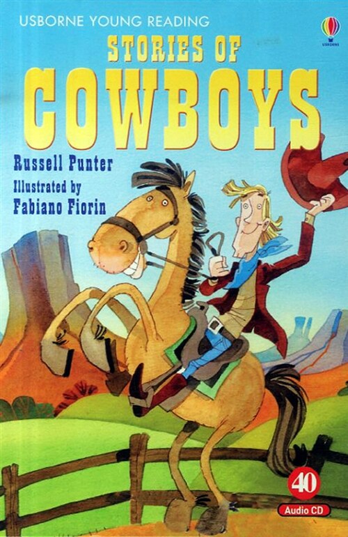 [중고] Usborne Young Reading Set 1-40 : Stories of Cowboys (Paperback + Audio CD 1장)
